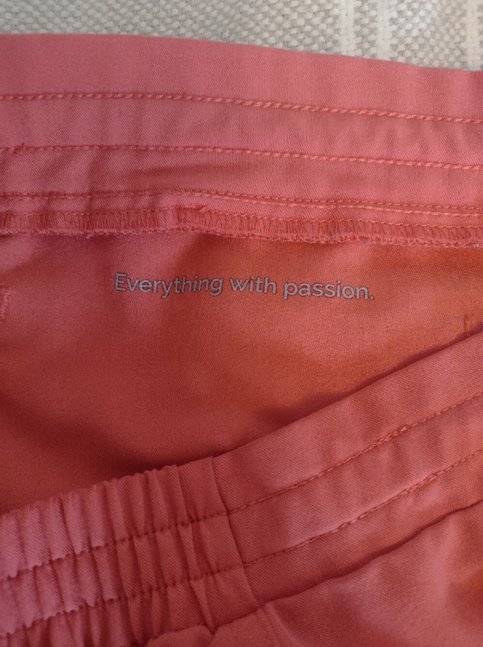 Figs Hot Coral Yola Skinny Scrub Pants Sz S - Picture 6 of 8